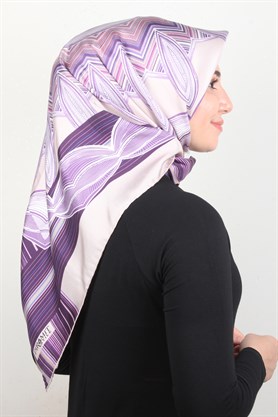 Piramit Twill İpek Eşarp 1866-7