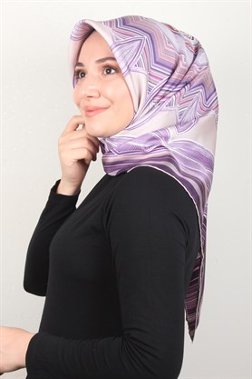 Piramit Twill İpek Eşarp 1866-7