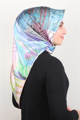 Piramit Twill İpek Eşarp 1867-1