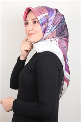 Piramit Twill İpek Eşarp 1867-2