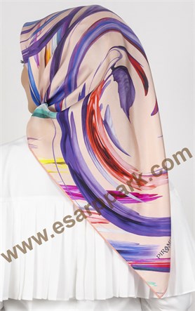 Piramit Twill İpek Eşarp 1874-1