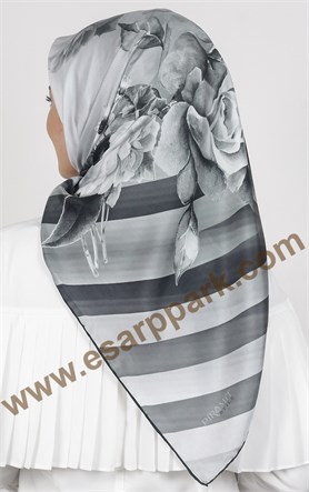 Piramit Twill İpek Eşarp 1875-1