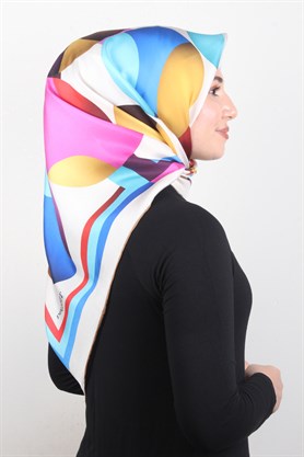 Piramit Twill İpek Eşarp 1876-2