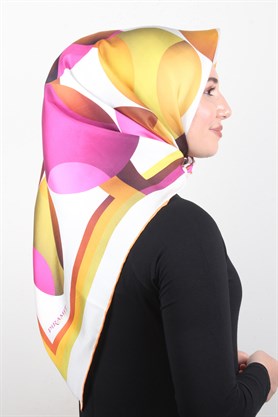 Piramit Twill İpek Eşarp 1876-4