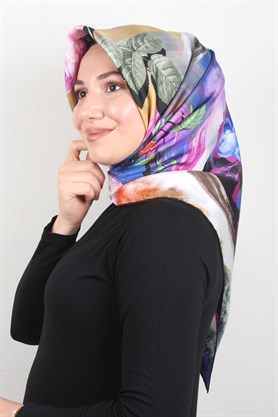 Piramit Twill İpek Eşarp 1881-1