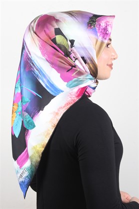 Piramit Twill İpek Eşarp 1881-1