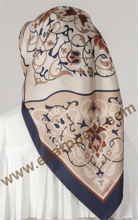 Piramit Twill İpek Eşarp 1881-10