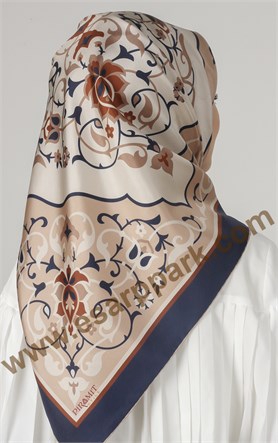 Piramit Twill İpek Eşarp 1881-10