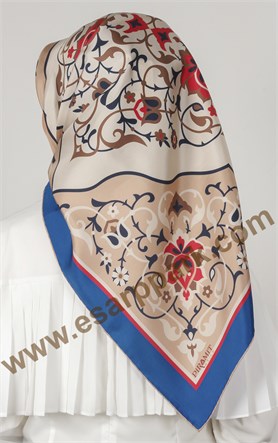 Piramit Twill İpek Eşarp 1881-8