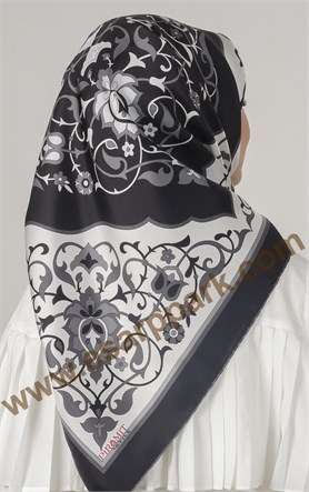 Piramit Twill İpek Eşarp 1881-9