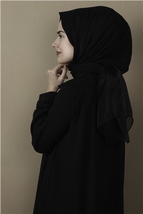 Prenses Stor Şal 4297-1 Siyah