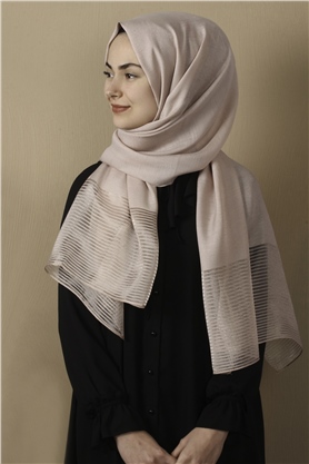 Prenses Stor Şal 4297-10 Pudra