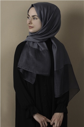 Prenses Stor Şal 4297-11 Füme