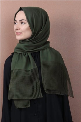 Prenses Stor Şal 4297-14 Haki