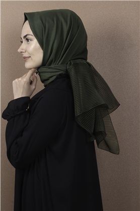 Prenses Stor Şal 4297-14 Haki