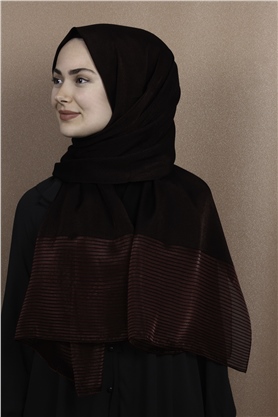 Prenses Stor Şal 4297-16 Bordo