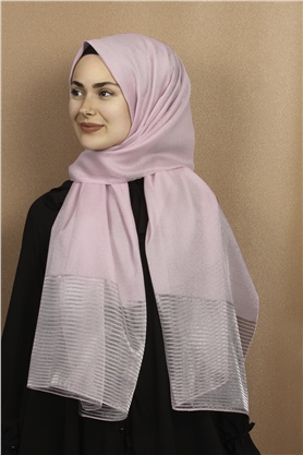 Prenses Stor Şal 4297-18 Şeker Pembe