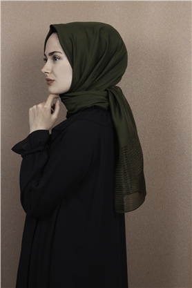 Prenses Stor Şal 4297-20 Yağ Yeşili