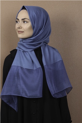 Prenses Stor Şal 4297-21 İndigo 