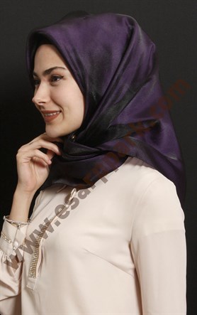 Prenses Tül Eşarp 3001-5 Mor