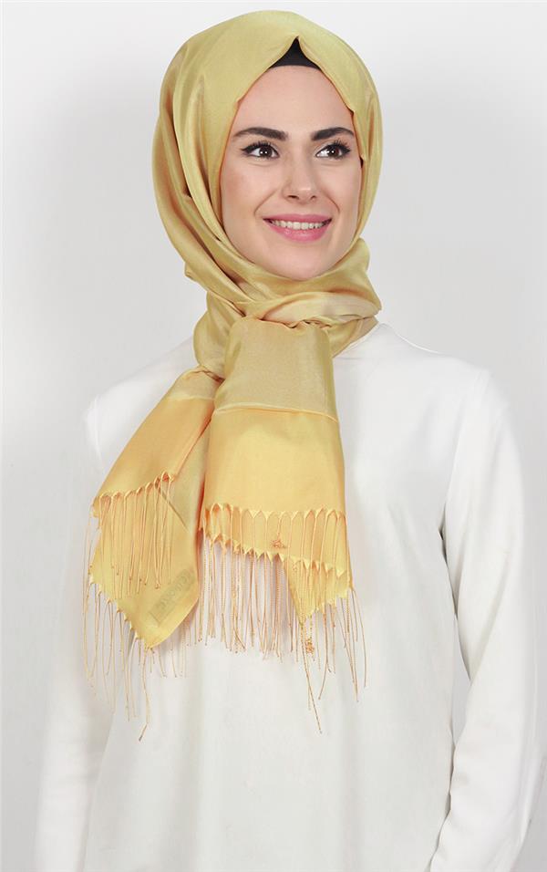 Prenses Tül Şal 2808-10 Gold