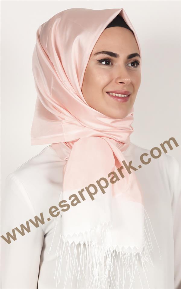 Prenses Tül Şal 2808-4 Açık Pudra