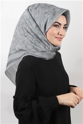 Rose Simli Eşarp 3200-4 Gri