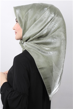 Rose Simli Eşarp 3200-5 Fıstık Yeşili