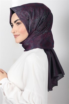 Rose Simli Şal 1275-16 Mor