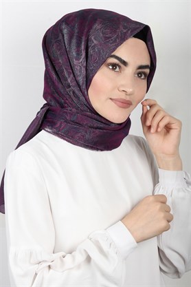 Rose Simli Şal 1275-16 Mor