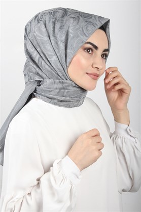 Rose Simli Şal 1275-6 Gri