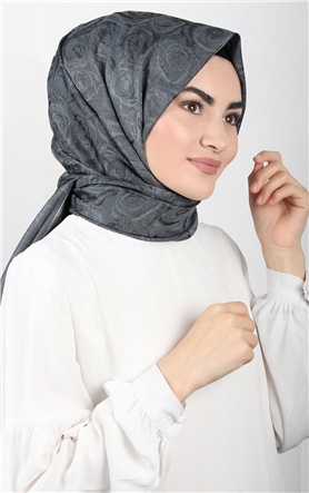 Rose Simli Şal 1385-47 Füme