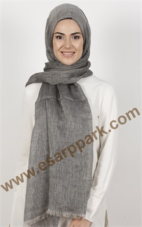Şaless %100 Ham Keten Şal 1779-4