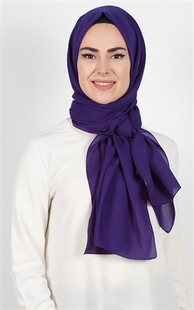 Şifon Şal Düz Renk 1293-10