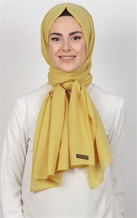 Şifon Şal Düz Renk 1293-21