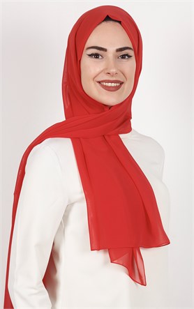 Şifon Şal Düz Renk 1293-28