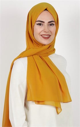 Şifon Şal Düz Renk 1293-32