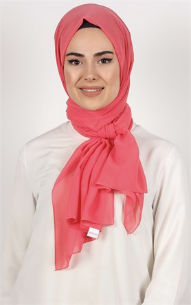 Şifon Şal Düz Renk 1293-40