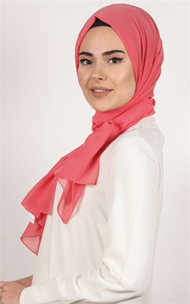 Şifon Şal Düz Renk 1293-40