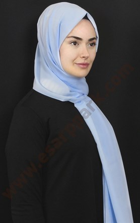 Şifon Şal Düz Renk 1293-47