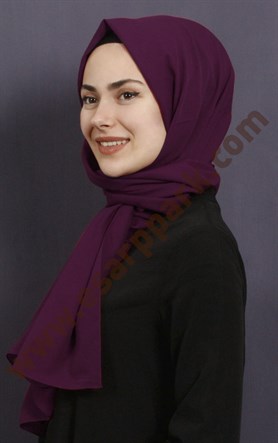 Şifon Şal Düz Renk 1293-52