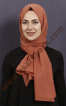 Şifon Şal Düz Renk 1293-54
