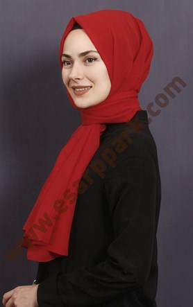 Şifon Şal Düz Renk 1293-55