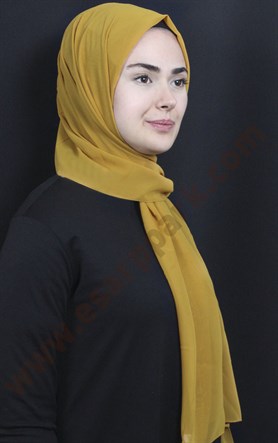 Şifon Şal Düz Renk 1293-63
