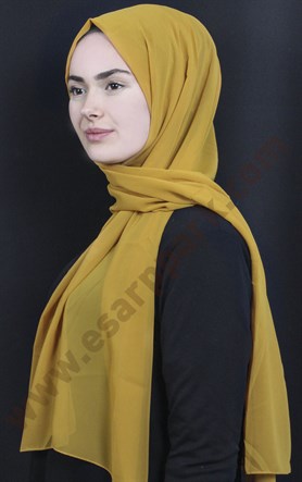 Şifon Şal Düz Renk 1293-63
