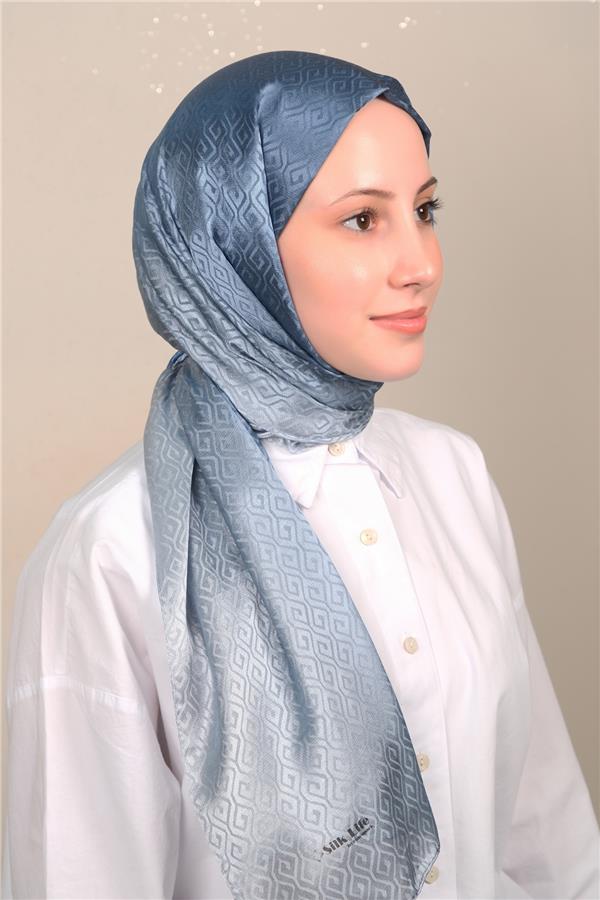 Silk Life Degrade Jakar Şal 2122-1