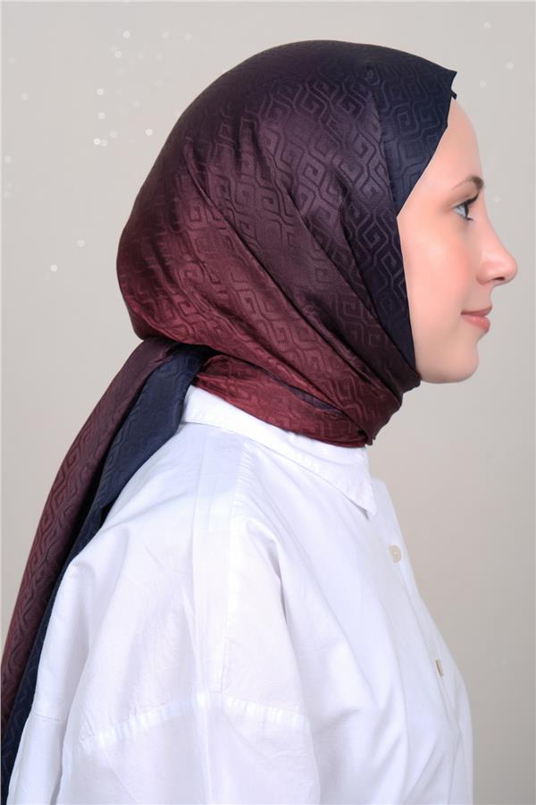 Silk Life Degrade Jakar Şal 2122-2