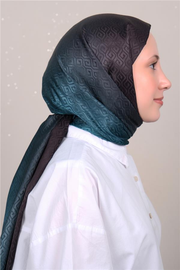 Silk Life Degrade Jakar Şal 2122-4