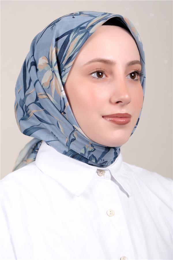 Silk Life Firuze Soft Eşarp 1711-18