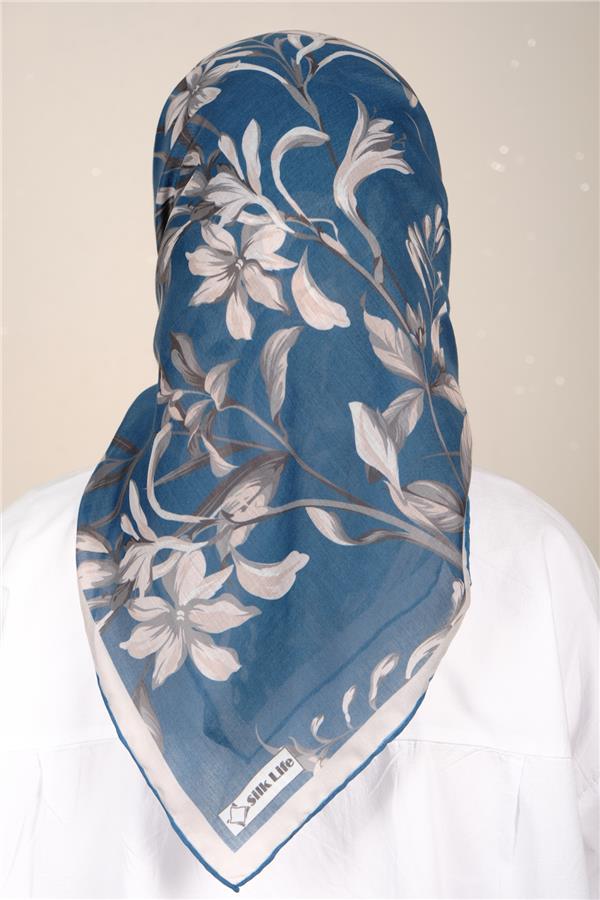 Silk Life Firuze Soft Eşarp 1711-8